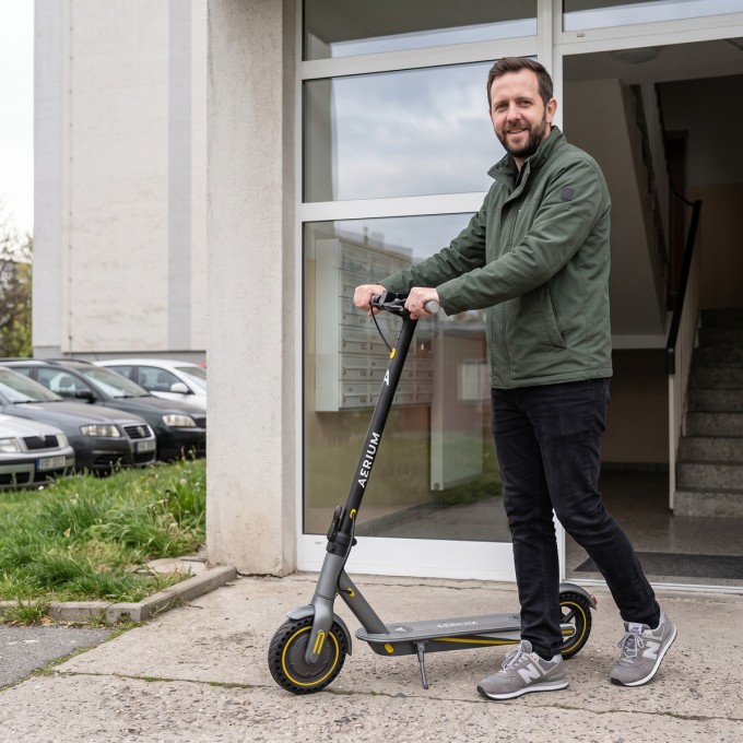 Električni romobil AERIUM T350 PRO crni