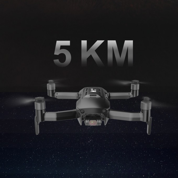 Dron AERIUM Hubsan Blackhawk 2 GPS 4K Combo crni - 2 baterije