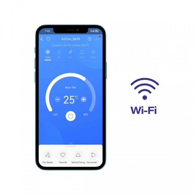 Mobilna klima Olimpia Splendid Dolceclima Compact 10 MBB Wi-Fi Mobilna klima Olimpia Splendid Dolceclima Compact 10 MBB Wi-Fi