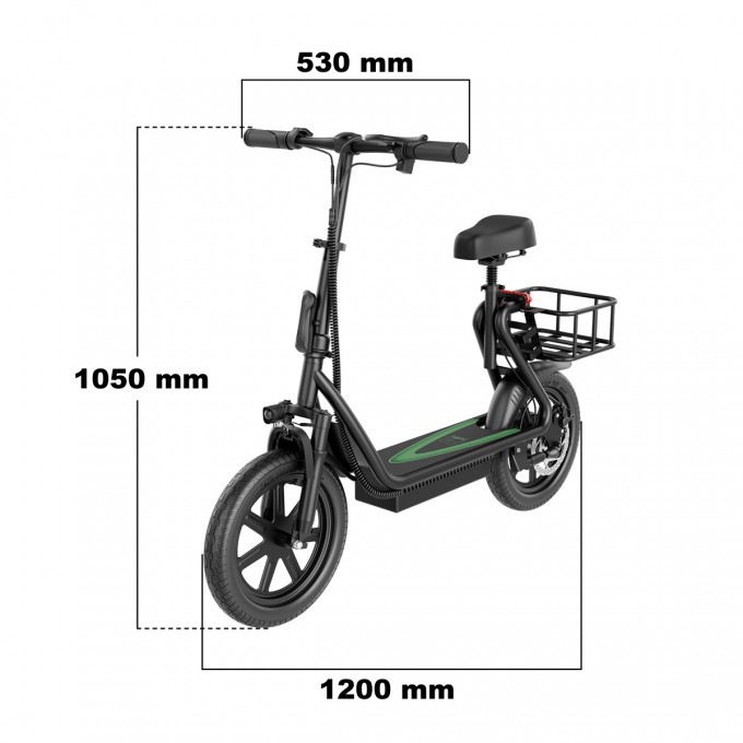 Električni romobil AERIUM AOVO PRO COMFORT V2 crni