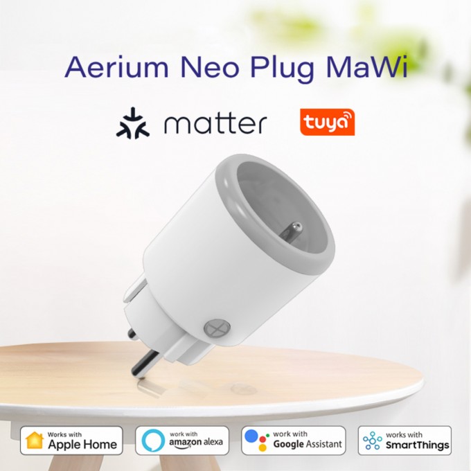 Pametna utičnica AERIUM Neo Plug MaWi Pametna utičnica AERIUM Neo Plug MaWi